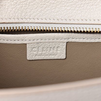 Celine Goatskin Nano Luggage White 6 of 12
