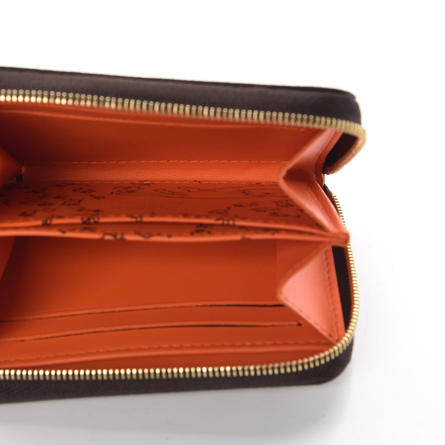 Catogram Zippy Coin Purse Marron