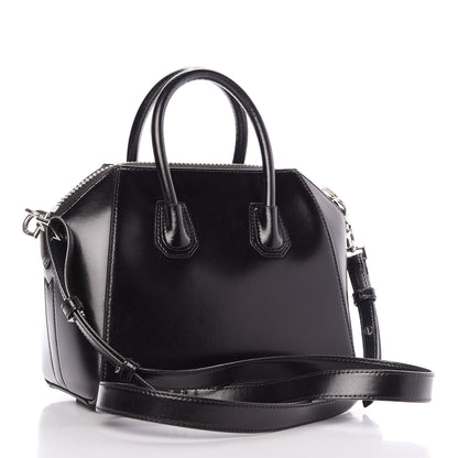 Givenchy Shiny Lord Calfskin Mini Antigona Black 2 of 11