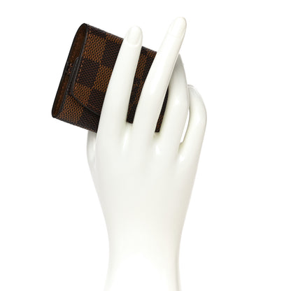 Louis Vuitton Damier Ebene Cufflinks Case 2 of 11