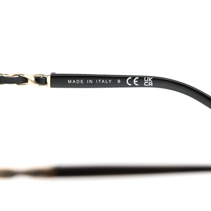 Chanel Acetate Lambskin Chain Square Sunglasses 5210-Q-A Black 6 of 8