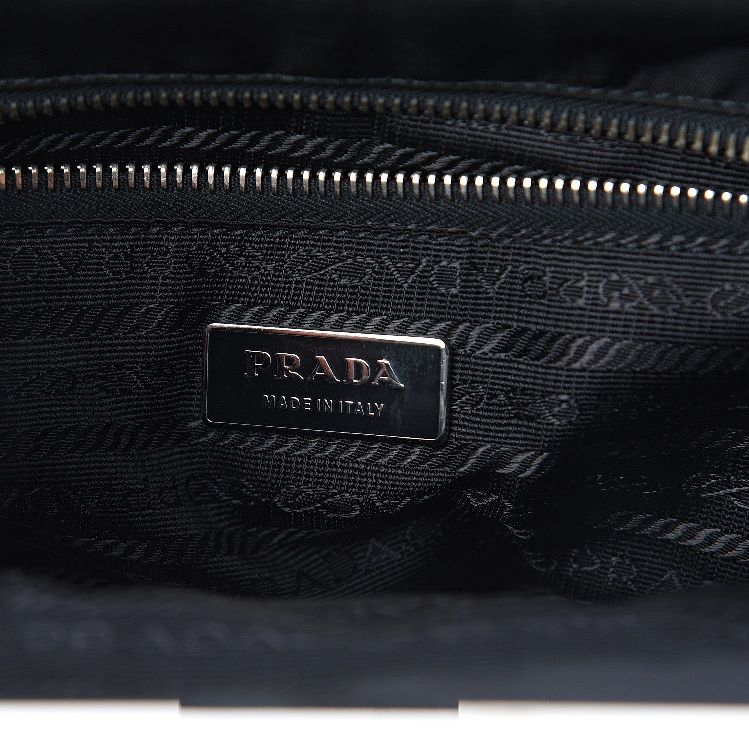 Prada Tessuto Nylon Frame Satchel Black 5 of 7