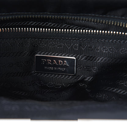 Prada Tessuto Nylon Frame Satchel Black 5 of 7