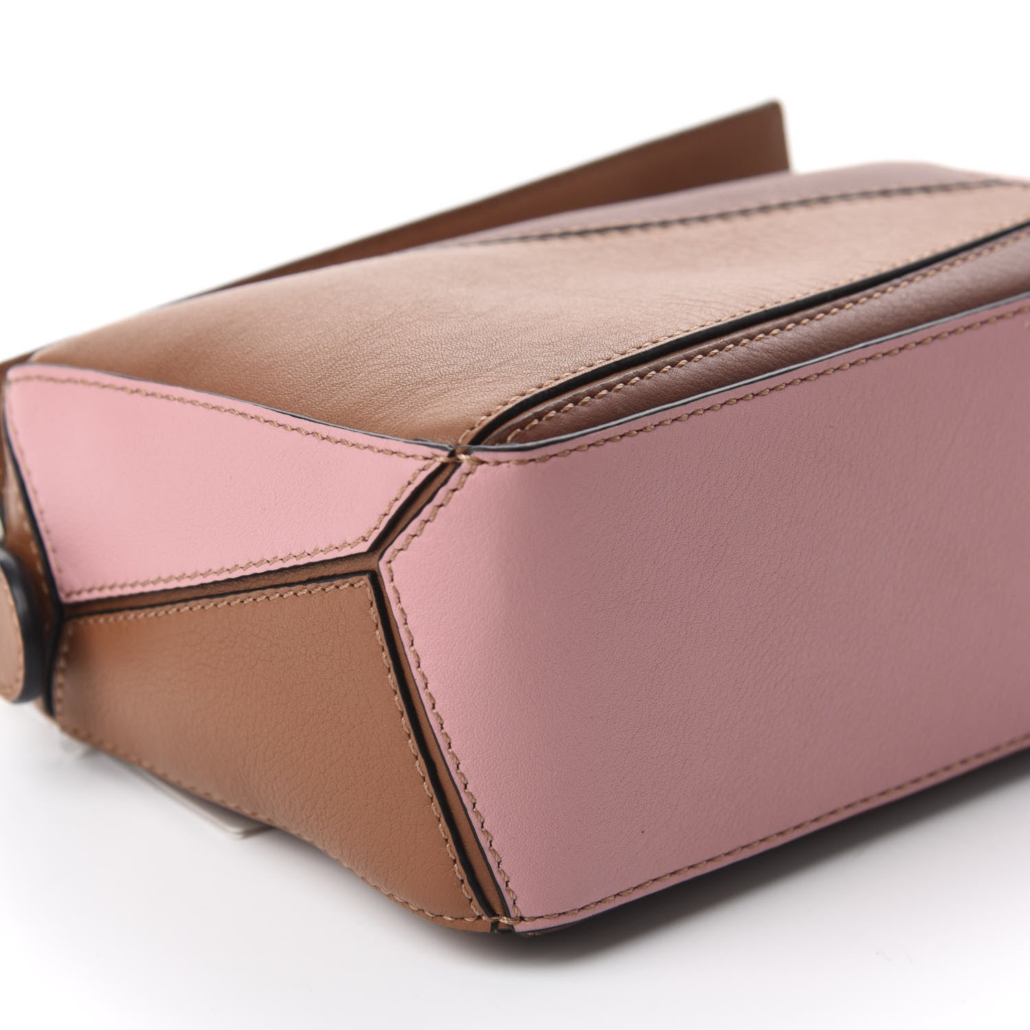 Loewe Calfskin Mini Puzzle Bag Tan Medium Pink 6 of 10
