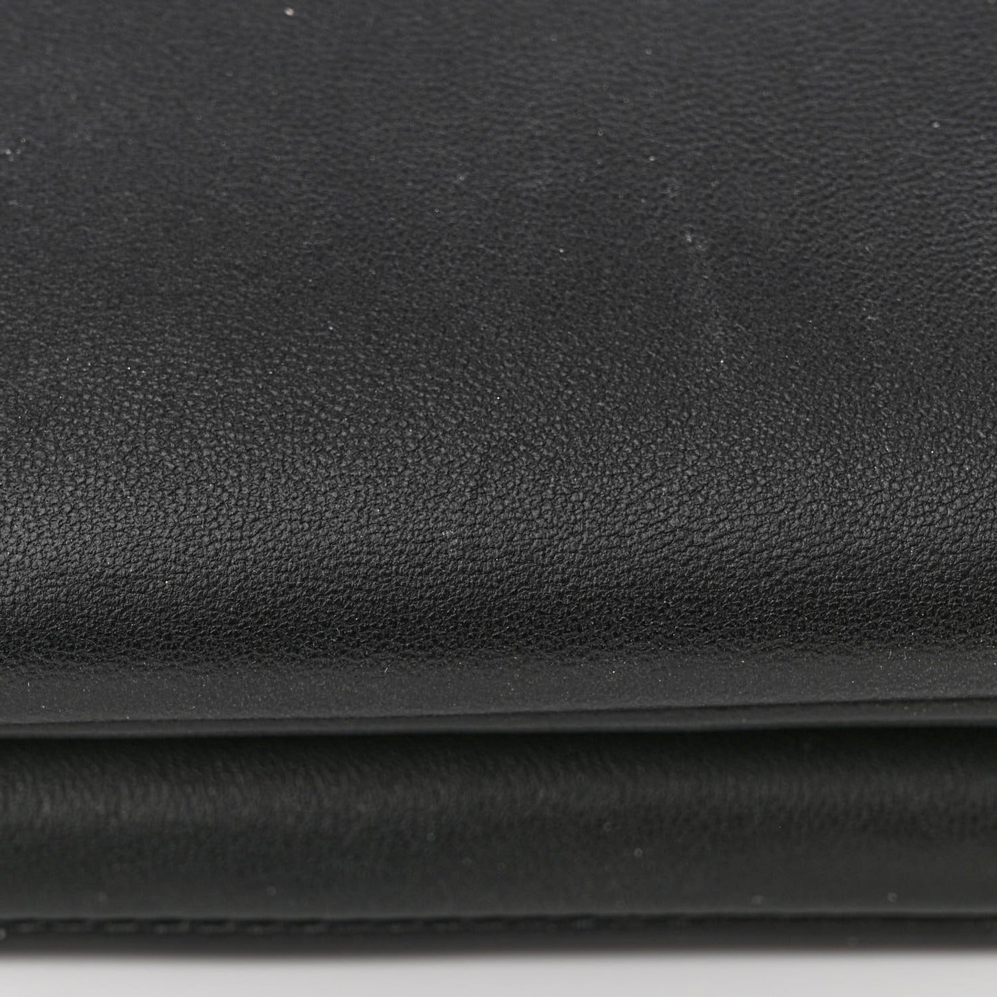 Lambskin Embossed Monogram Pochette Coussin Black