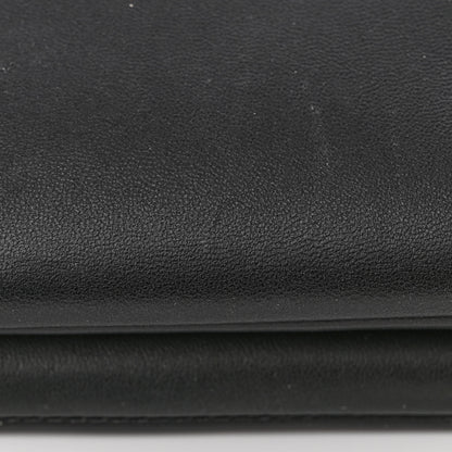 Louis Vuitton Lambskin Embossed Monogram Pochette Coussin Black 13 of 15