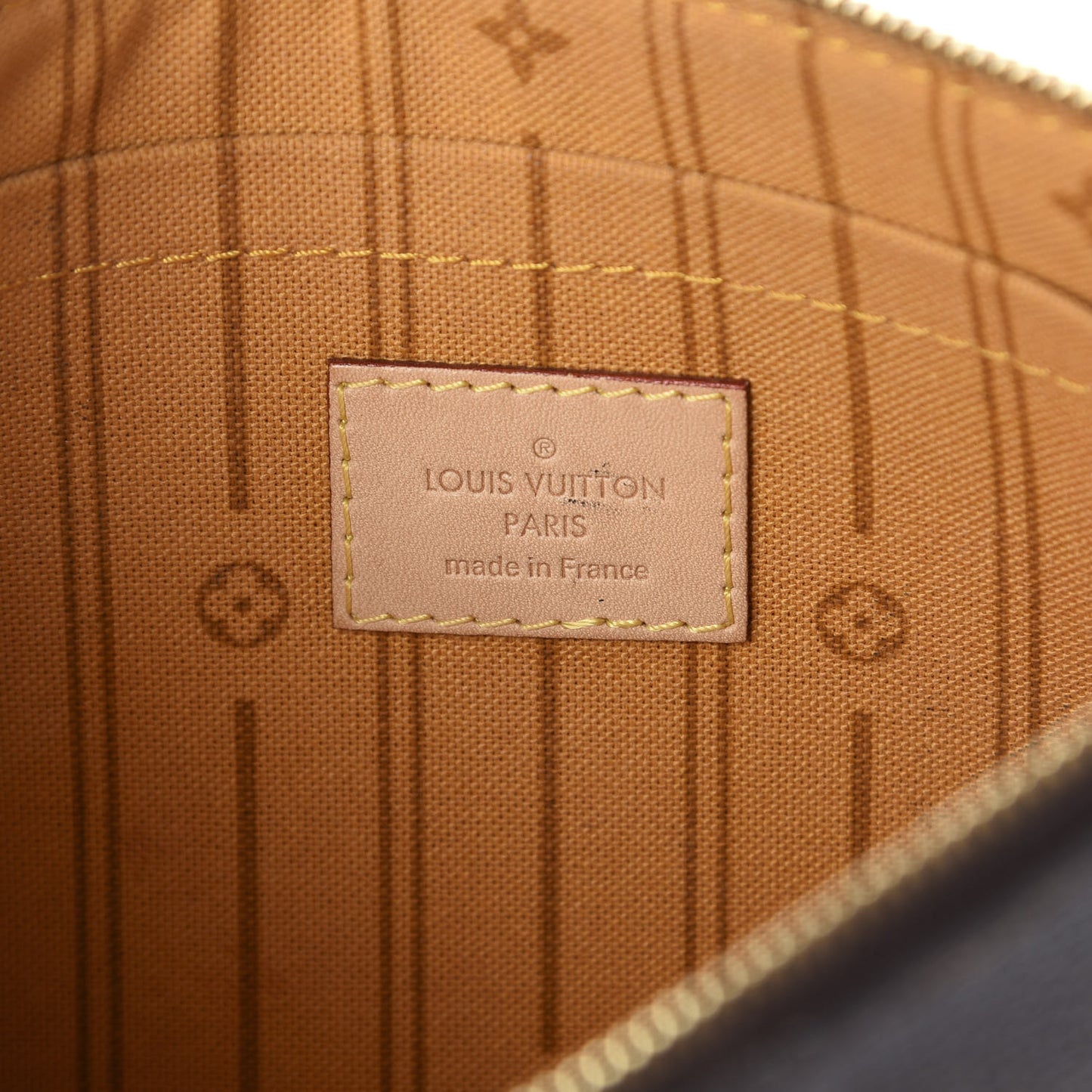 Monogram My LV Heritage Neverfull MM GM Pochette Moutarde White