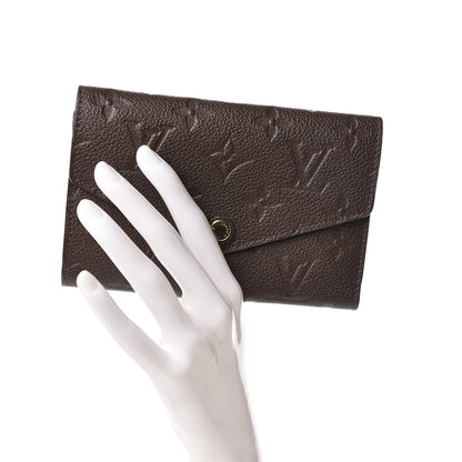 Louis Vuitton Empreinte Curieuse Compact Wallet Terre 2 of 9