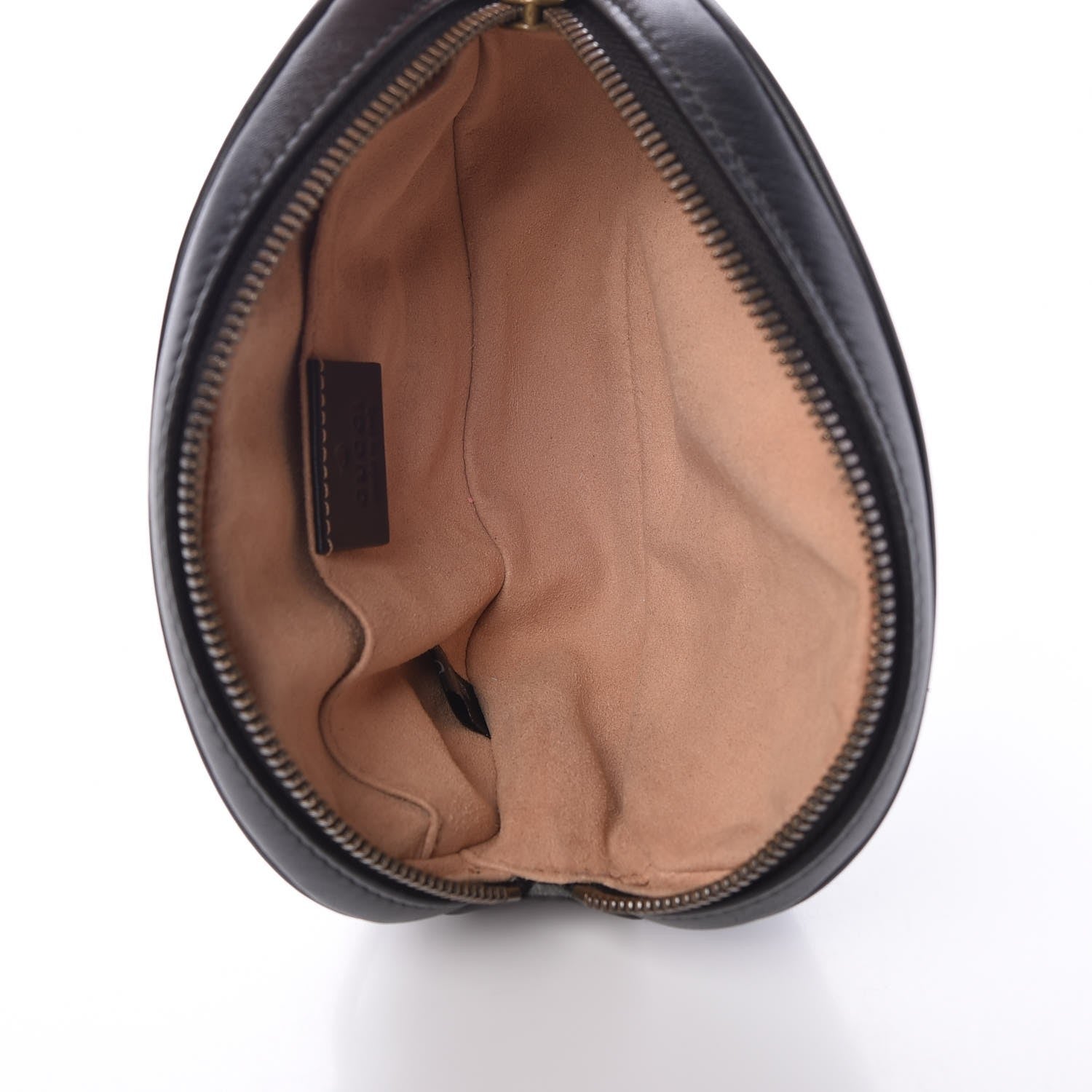 Gucci Calfskin Matelasse GG Marmont Belt Bag 85 34 Black 5 of 7