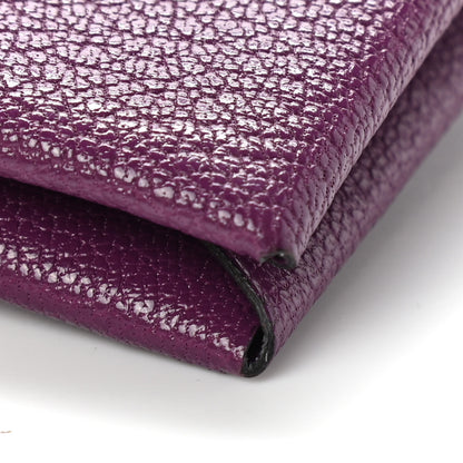 Hermes Chevre Chamkila Calvi Card Case Anemone 7 of 8