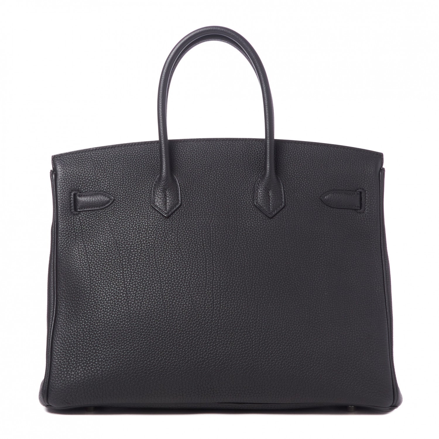 Hermes Togo Verso Birkin 35 Black Bleu Agate 3 of 31
