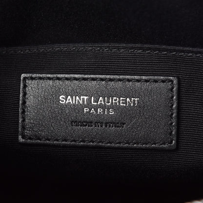 Saint Laurent Patent Calfskin Matelasse Monogram Lou Camera Bag Neon Pink 6 of 9
