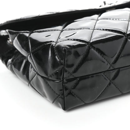 Chanel Vinyl Quilted In The Business Flap Bag Black 9 of 10