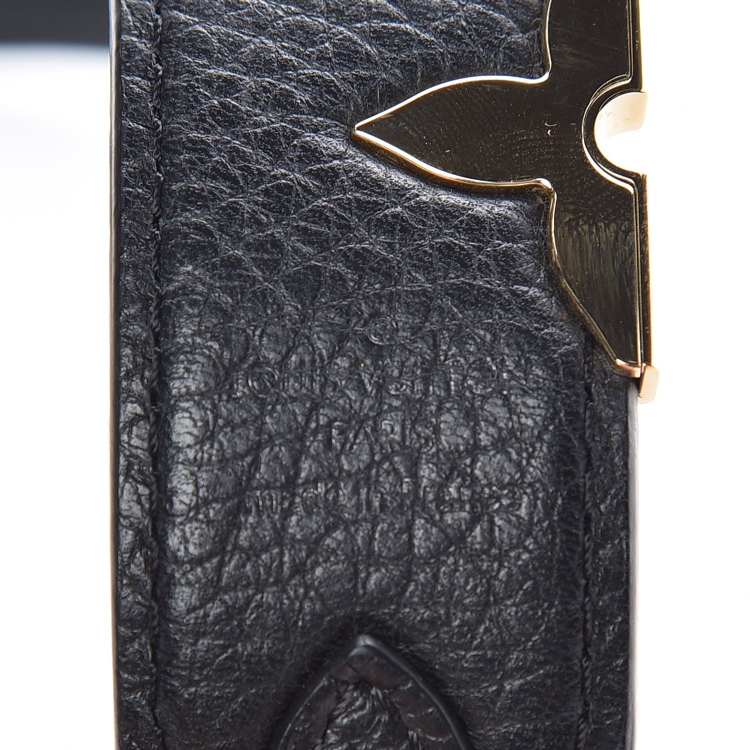 Louis Vuitton Bandouliere Shoulder Strap Black 4 of 5