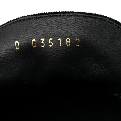 Chanel Velvet Moccasin Loafers 40 Black 9 of 9