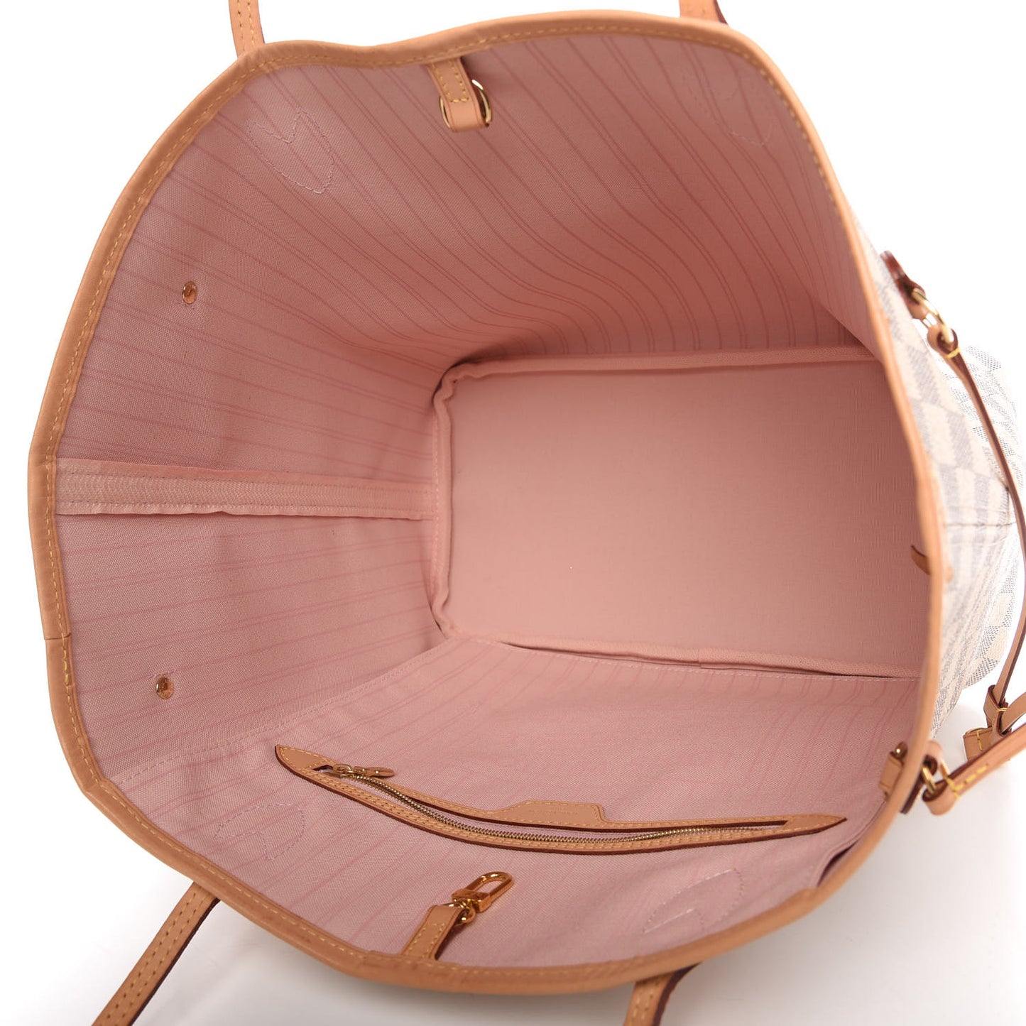 Damier Azur Neo Neverfull MM Rose Ballerine