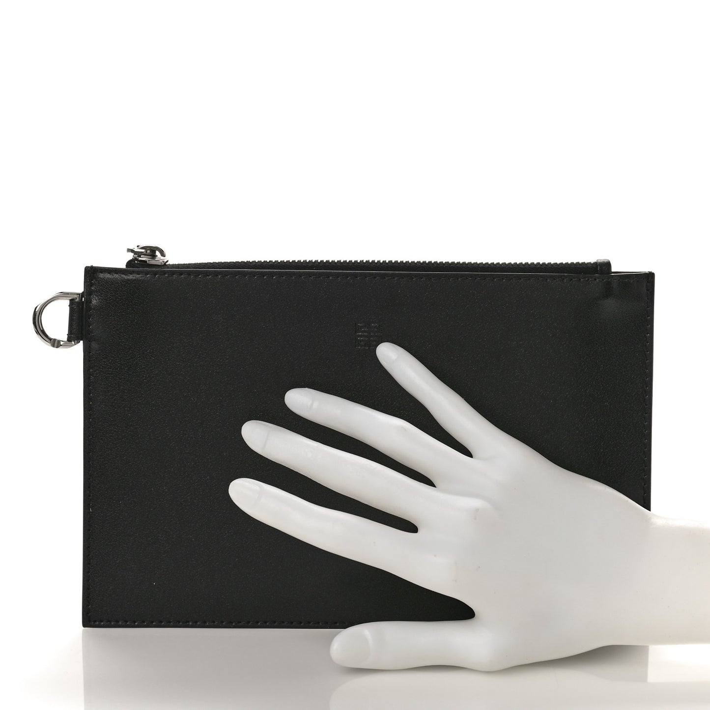 Smooth Calfskin Pouch Black