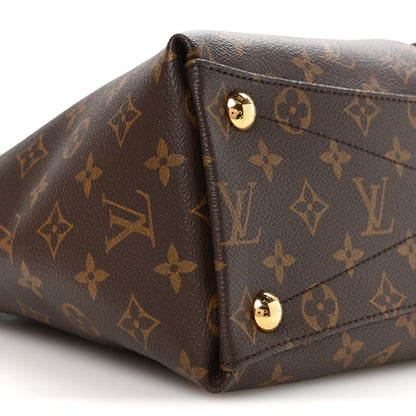 Louis Vuitton Monogram V Tote MM Black 10 of 11