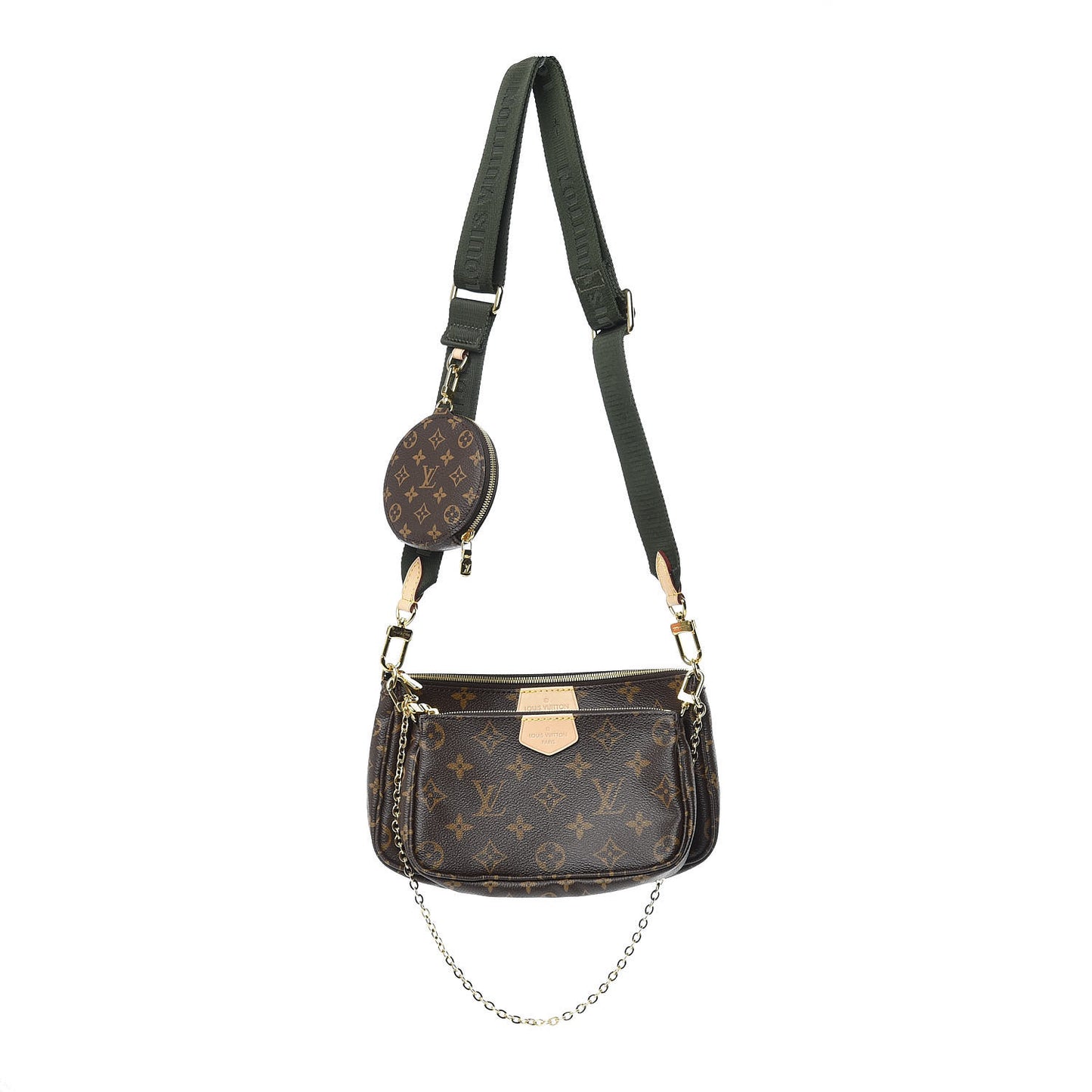 Monogram Multi Pochette Accessories Kaki