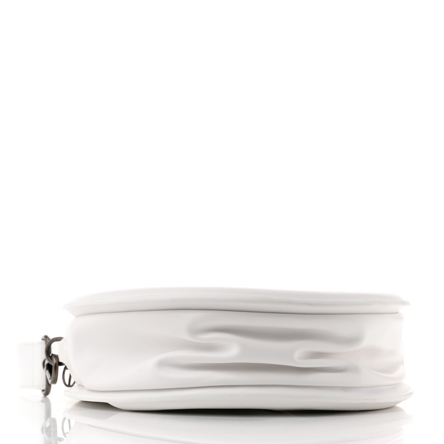Telfar Vegan Leather Major Circle Bag White 4 of 15