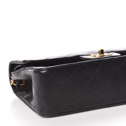 Chanel Lambskin Quilted Small Double Flap Black 9 of 17