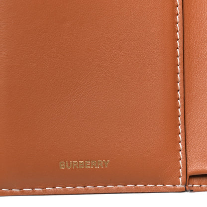 Burberry E-Canvas Vintage Check Tri-Fold Wallet Archive Beige 6 of 6