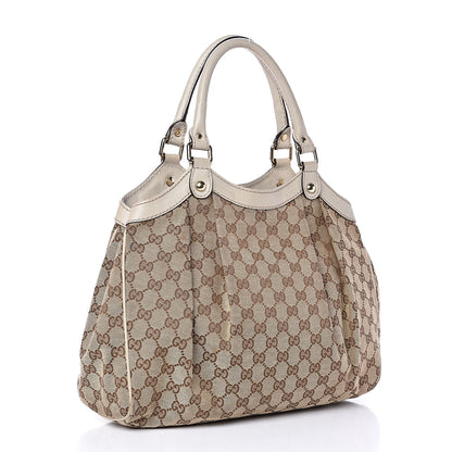 Gucci Monogram Medium Sukey Tote Off White 3 of 13