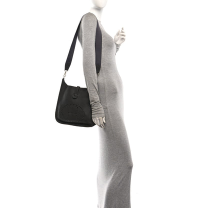 Hermes Taurillon Clemence Evelyne III PM Graphite 2 of 10