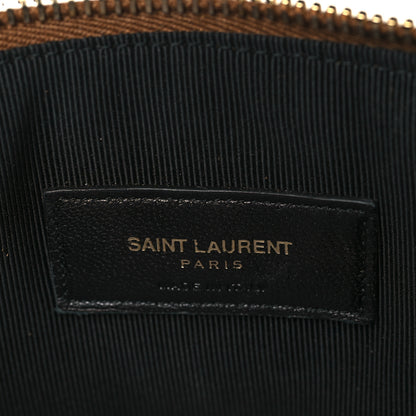 Saint Laurent Suede Fringe Medium Clutch Light Ocre 5 of 10