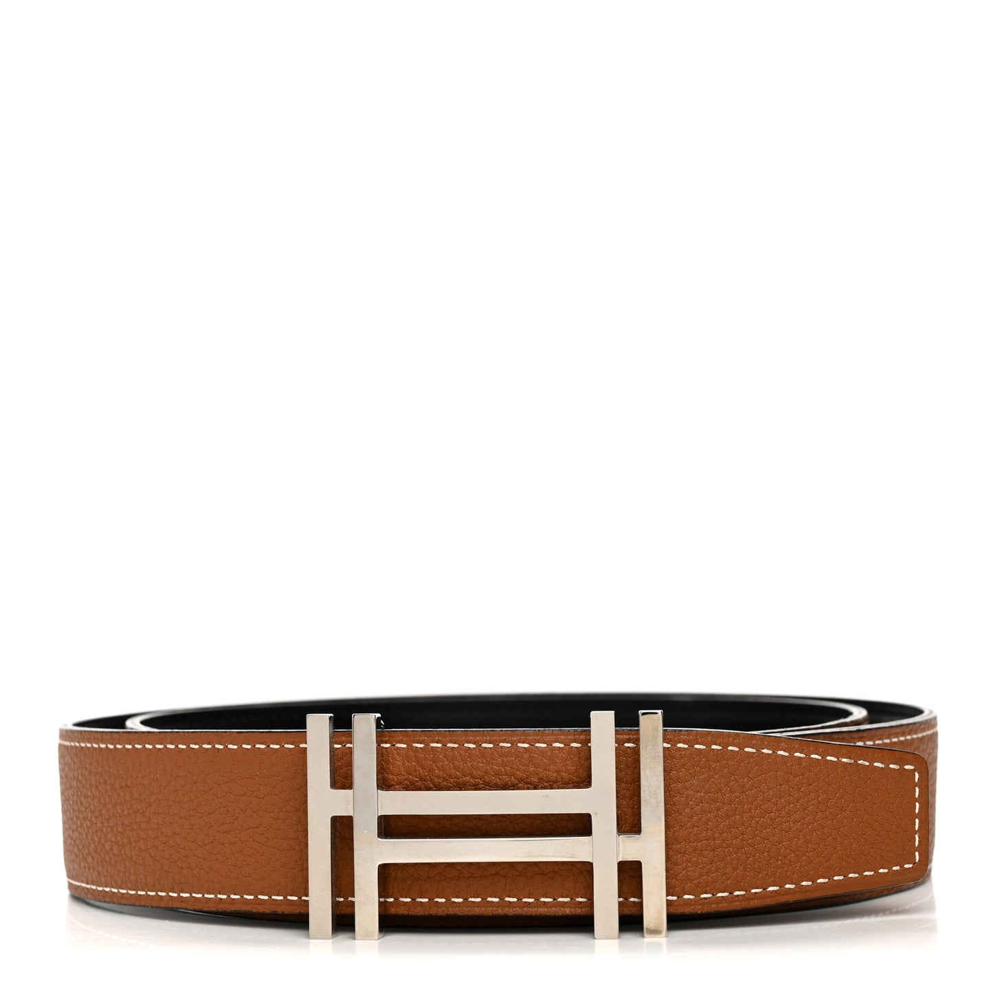 Box Togo 32mm Au Carre H Belt 90 36 Black Gold