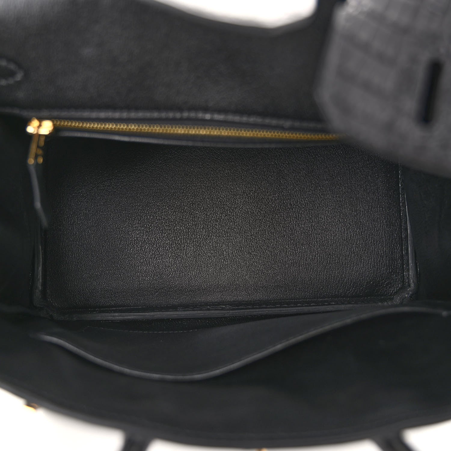 Hermes Matte Alligator Birkin 25 Black 5 of 13