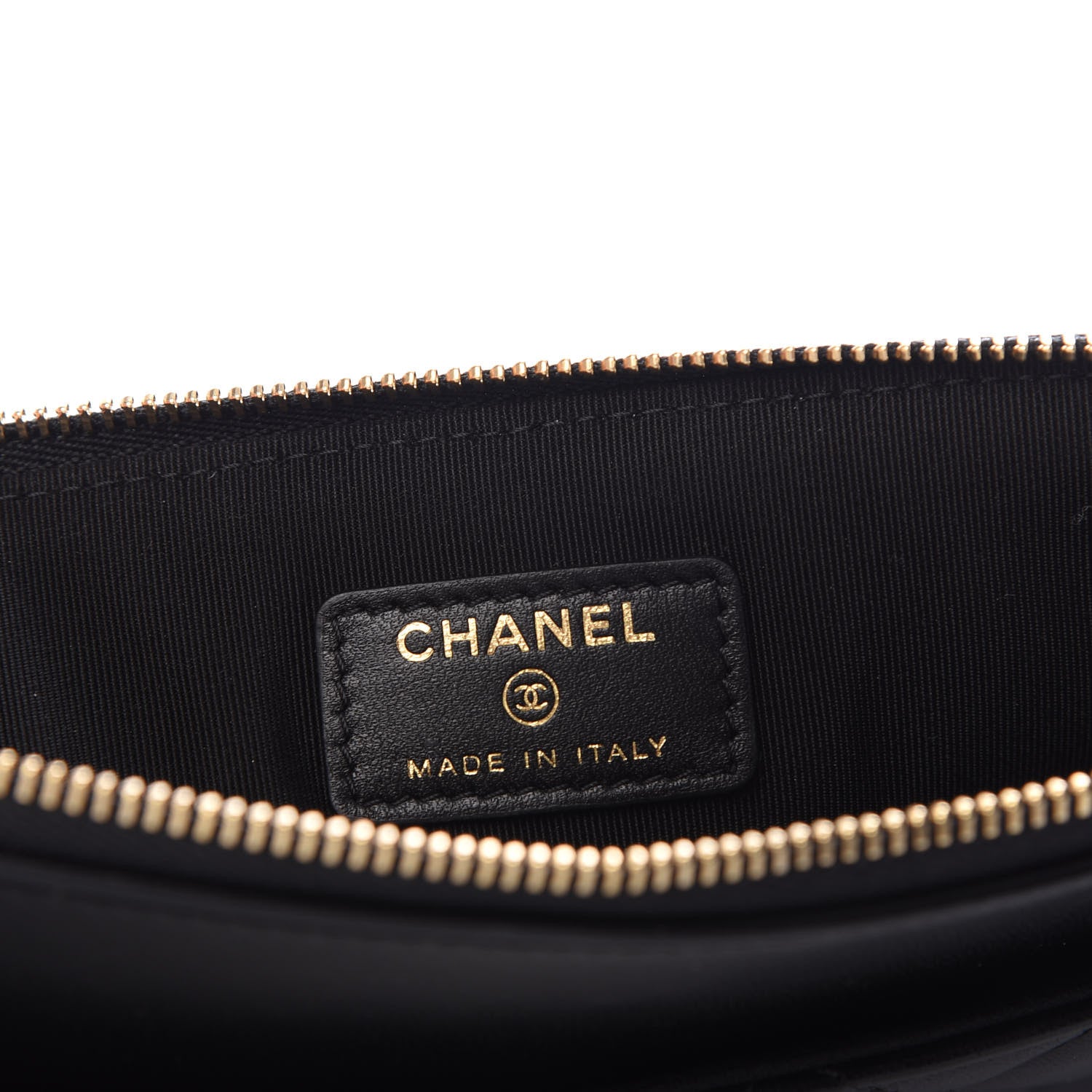 Chanel Lambskin Quilted Flap Clutch Black 6 of 10