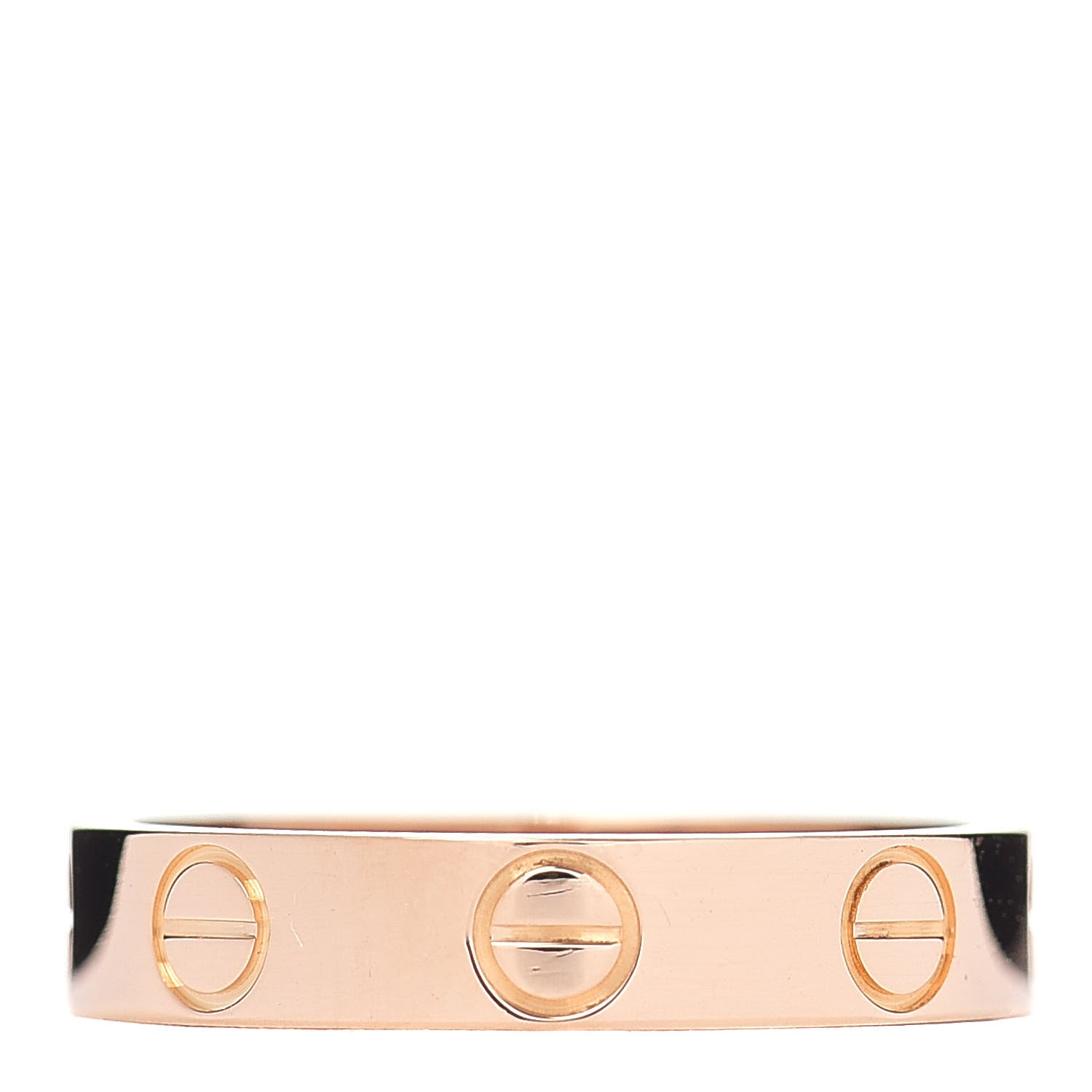 Cartier 18K Pink Gold 3.5mm LOVE Wedding Band Ring 47 4 1 of 5