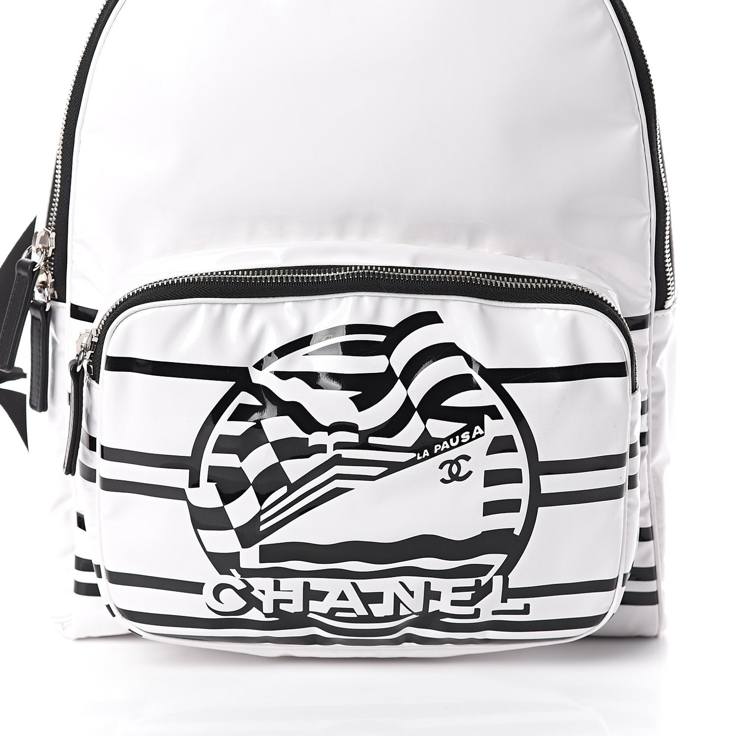 Vinyl La Pausa Bay Backpack White