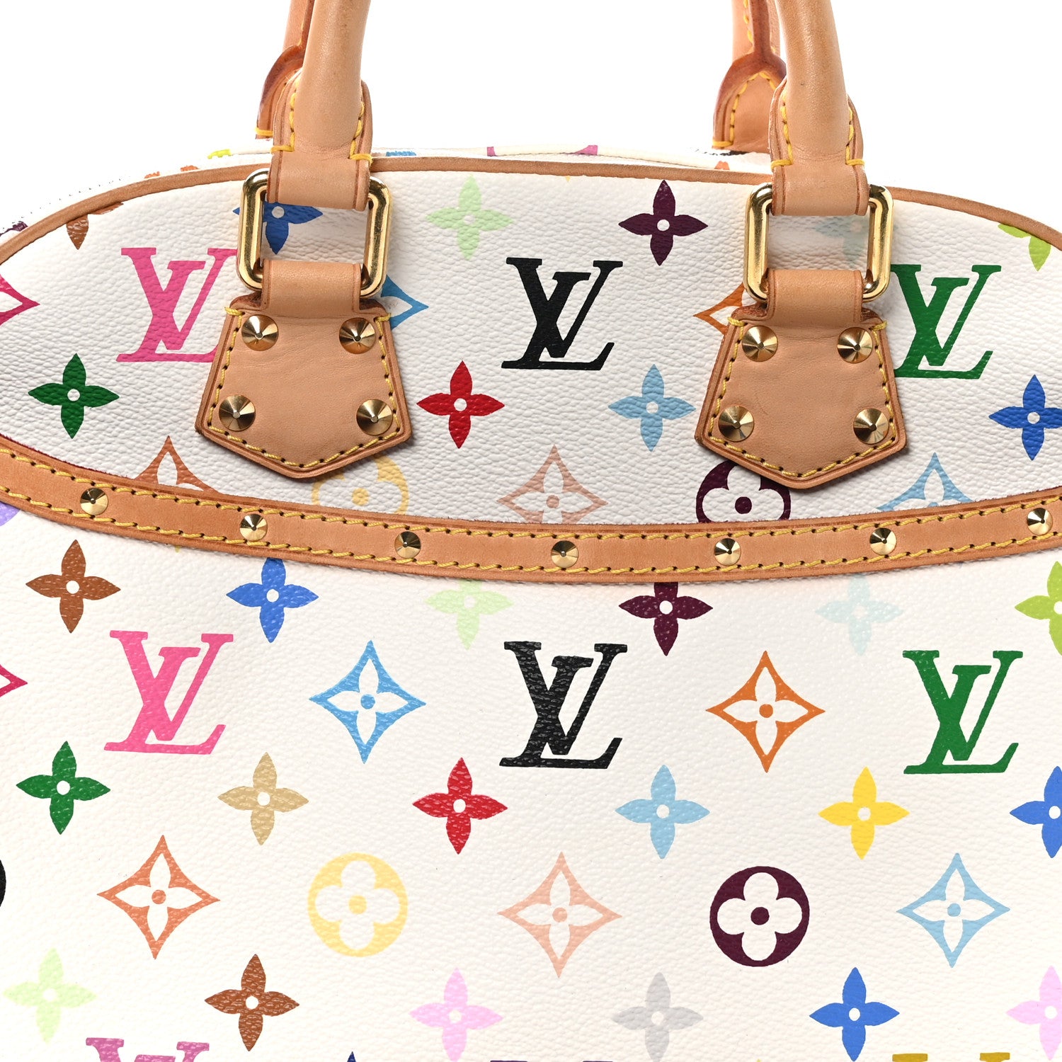 Louis Vuitton Monogram Multicolor Trouville White 7 of 9