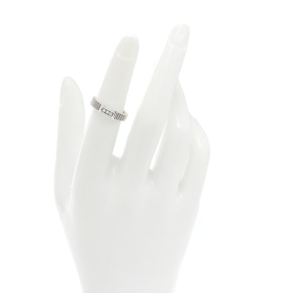 Tiffany Sterling Silver Diamond Somerset Mesh Band Ring 47 4 2 of 4