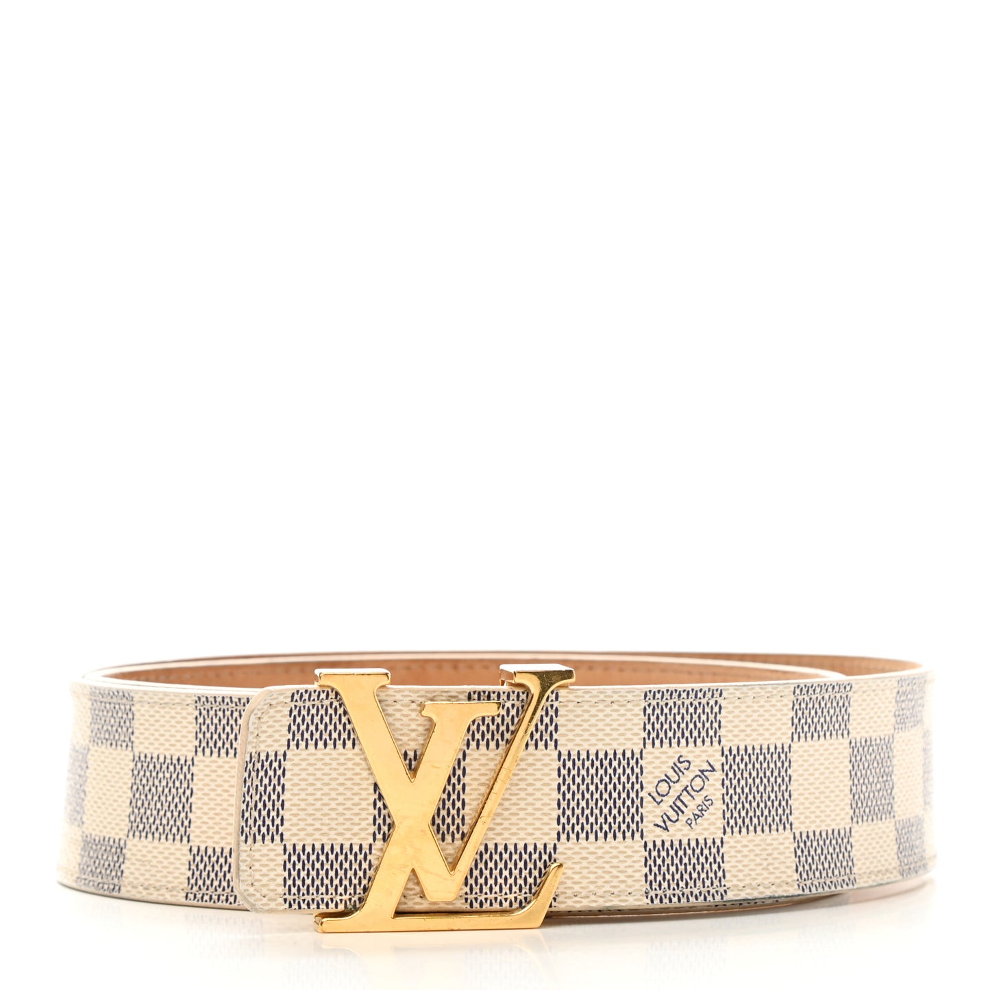 Damier Azur 40mm LV Initiales Belt 85 34
