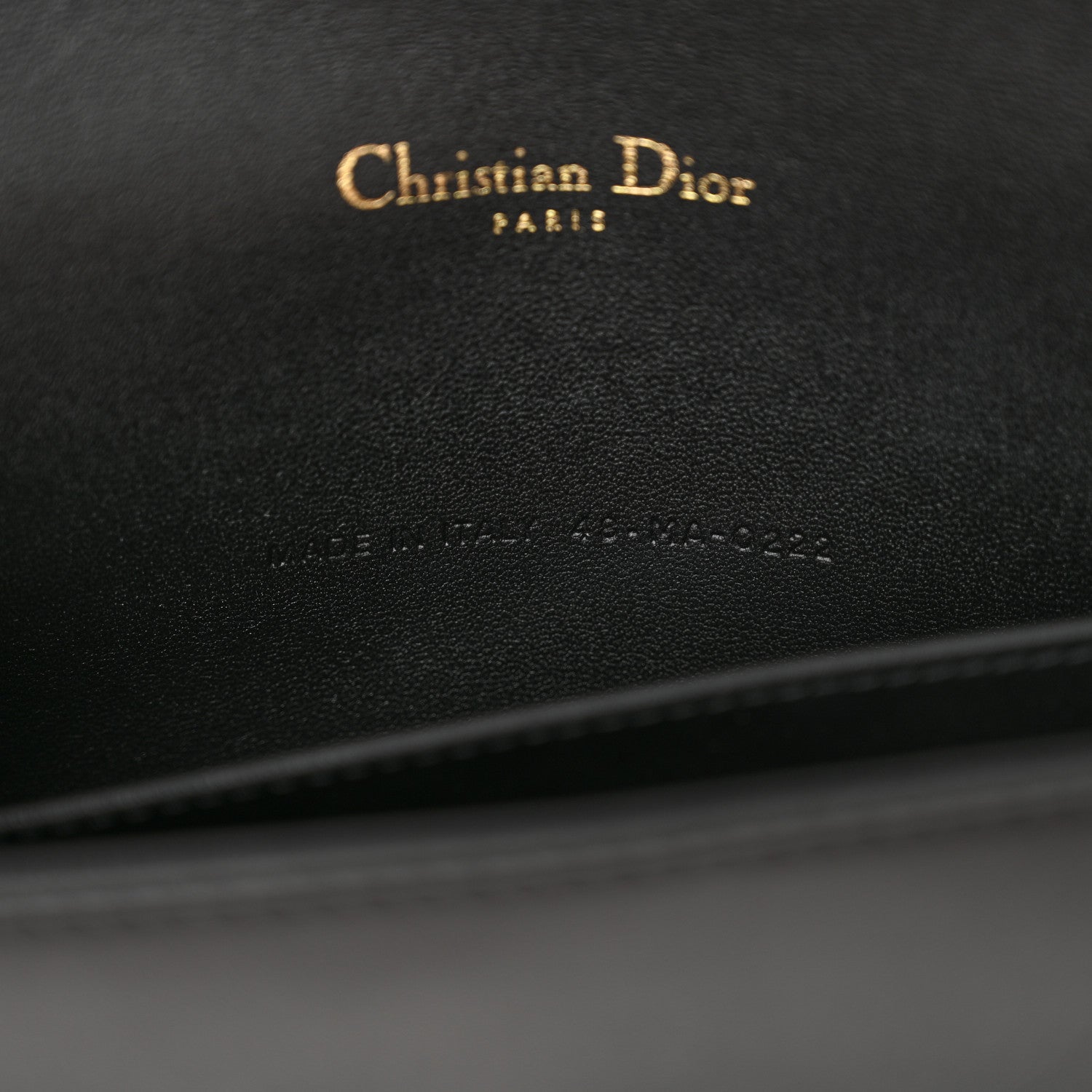 Christian Dior Lambskin Cannage Lady Dior Pouch Black 8 of 11