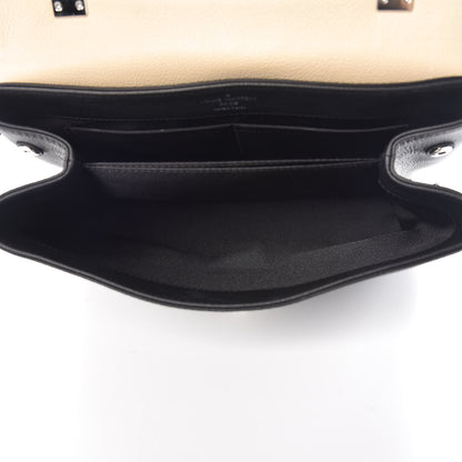 Louis Vuitton Soft Calfskin Lockme II Top Handle Vanille Black 6 of 7