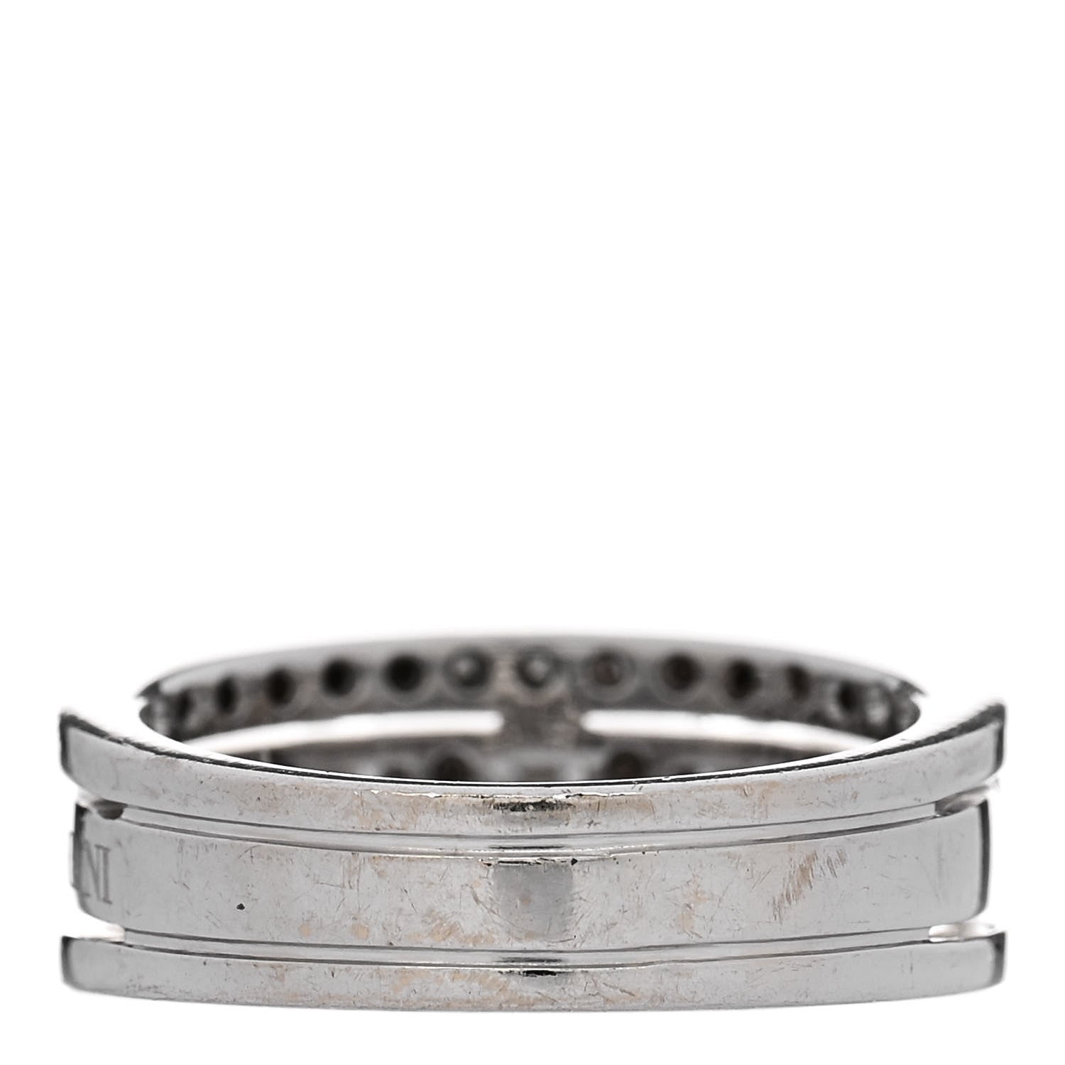 Damiani 18K White Gold Diamond Belle Epoque Band Ring 53 6.25 3 of 6