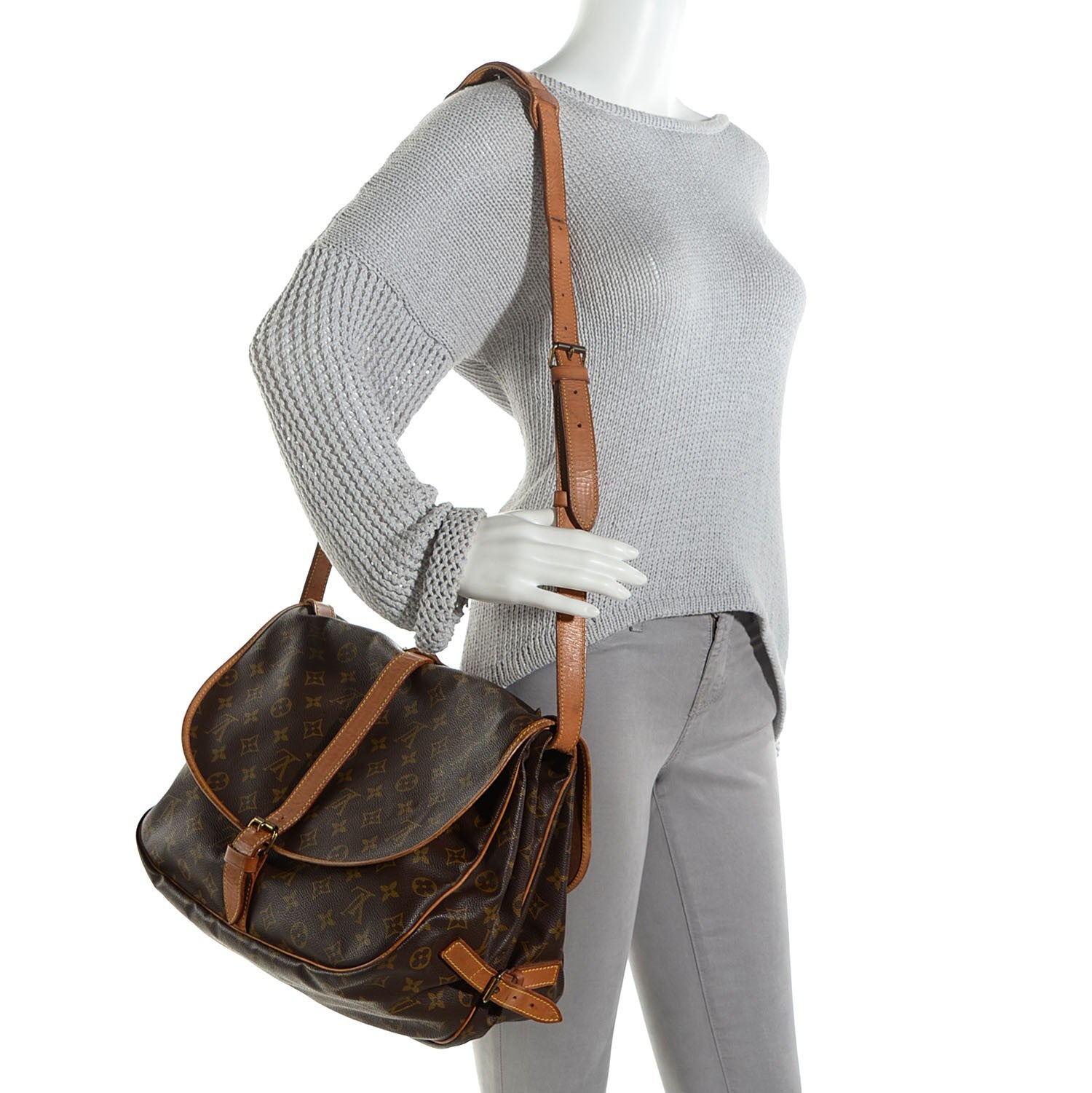 Louis Vuitton Monogram Saumur 35 2 of 7