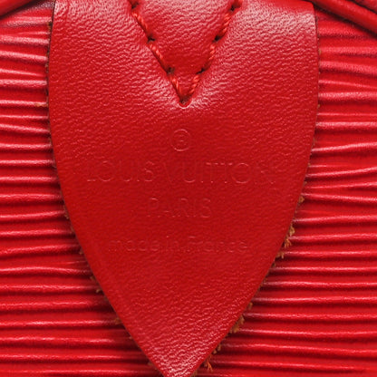 Louis Vuitton Epi Speedy 30 Castillan Red 6 of 10