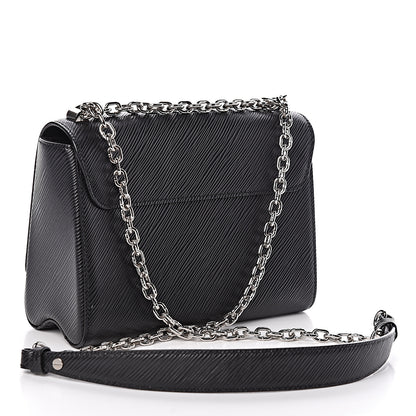 Louis Vuitton Epi Twist Shoulder Bag MM Black 3 of 10
