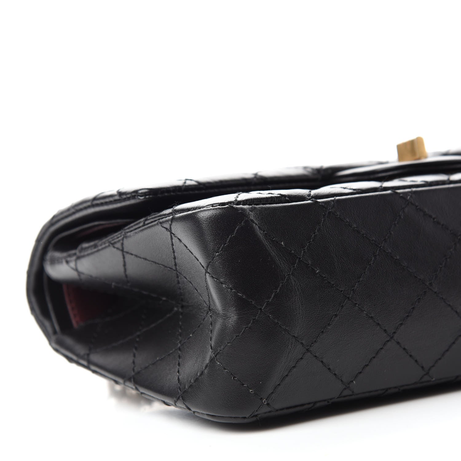 Chanel Aged Calfskin Quilted 2.55 Reissue 225 Flap Black 6 of 11