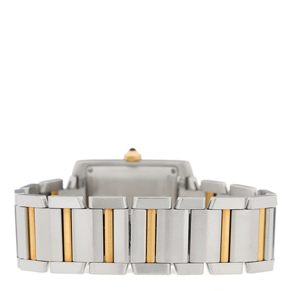 Cartier Stainless Steel 18K Yellow Gold 28mm Tank Francaise Automatic Watch 3 of 4