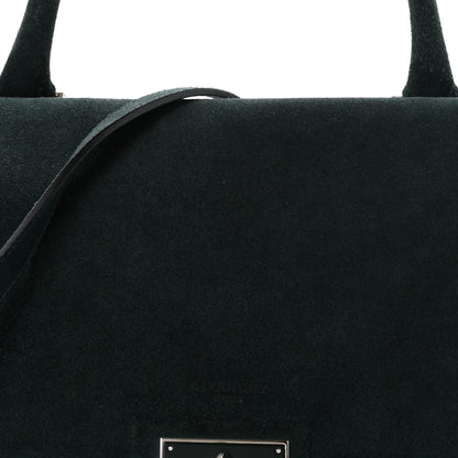 Givenchy Suede Small Shark Lock Satchel Green 8 of 10