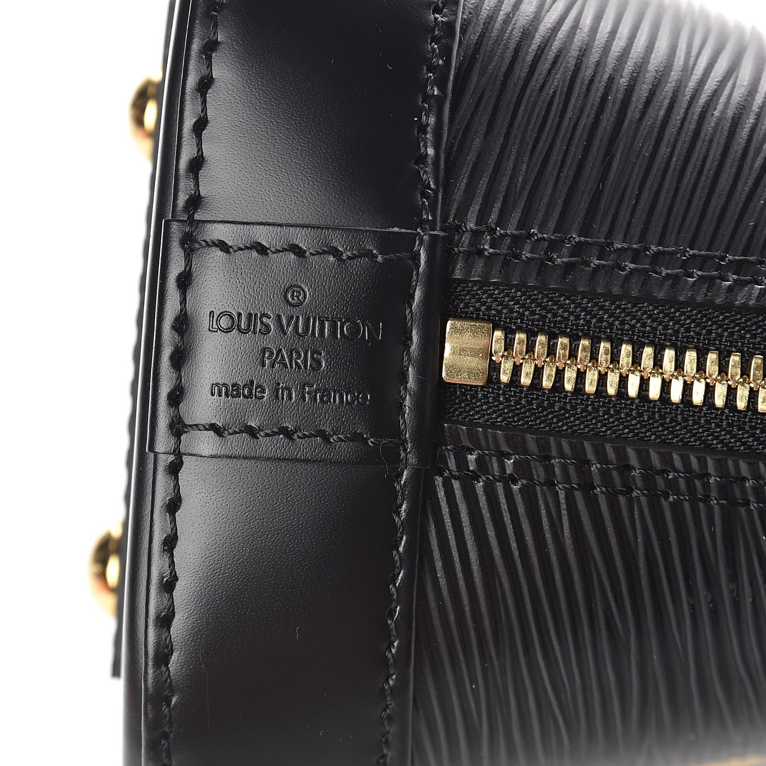 Louis Vuitton Epi Love Lock Alma BB Black 6 of 10