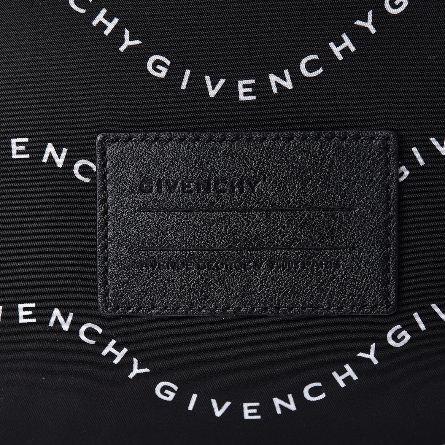 Givenchy Nylon Waves Print Urban Backpack Black White 8 of 11