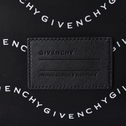 Givenchy Nylon Waves Print Urban Backpack Black White 8 of 11