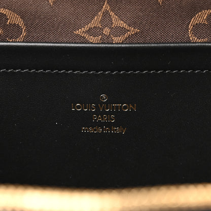 Louis Vuitton Calfskin Monogram Embossed Utility Bag Black 6 of 9